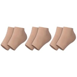 3 Pairs Silicone Gel Moisturizing Socks For Women Men Dry Cracked Heel Treatment, Heels Soften Repair Care Exfoliating