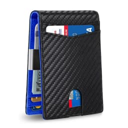 Rfid Carbon Fiber Luxury Men Wallets Money Bag Slim Thin Man Card Holder Wallet for Men Small Short Purse Male Vallet Billfold
