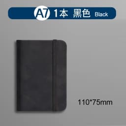 1Pcs A7 Mini Notebook Portable Student Pocket Book Notepad Diary Planner Agenda Leather Cover Memo Pad Office School Stationery