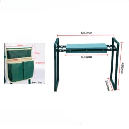 Hot Selling Garden Kneeling Stool with Tool Kit Two-use Outdoor Sponge Non-Slip Folding Stool Garden Hardware Tools