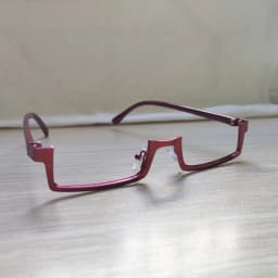 Multicolour Half Frame Glasses Personalized COS Anime Fake Glasses Metal Photography Prop Eyeglasses Adults
