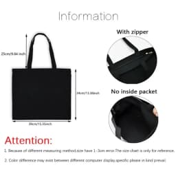 Spanish Maesttra Print Tote Bag Portable Zipper Pouches Large Capacity Travel Shower Handbag Commuting To Work Teacher Handbag