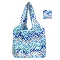 Women's Foldable Cat Flower Pattern Large Shopping Bag Washable Leopard Print Reusable Easy To Carry Capacity Handbags Pouch
