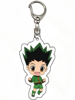HunterxHunter Gon Freecss Cartoon Acrylic Keychains Killua Zoldyck Pendants Kurapika Keyring Hisoka Bag Tag Trendy Collection