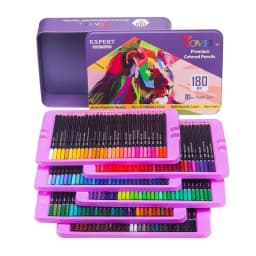 KALOUR Colored Pencil 180 Colors Set Lápices Painting Art Supplies High Quality Color Core Excellent Mixing Layering Performance