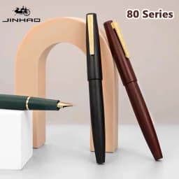 Jinhao 80 Fountain Pen Luxury Elegant Ink Pens EF F 0.3MM Extra Fine Nib Writing Ink Pens Stationery Office School Supplies