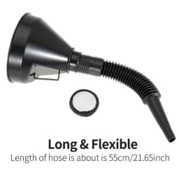 1 PC Multi Functional Flexible Funnel: Spill-Proof Oil Changing Tool with Wide Mouth & Handle Automobile