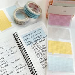 100PCS/Set Pull-out Memo Pad Creative Sticky Note Full Adhesive Labels Stickers DIY Scrapbook Sticker Student Tearable Notepad