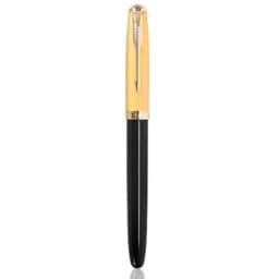 Jinhao 85 Fountain Pen Wood / Copper Material Gold Arrow Clip Luxury Elegant Pens Writing Pen Stationery Office School Supplies