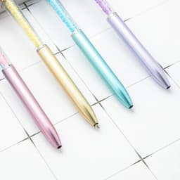 10Pcs/Lot Cute Bow Knot Ballpoint Pens Bow-tie Rotating Crystal Writing Gel Pen Black Blue Ink Office Supplies School Stationery