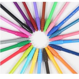24Color Colorful Fine Point Pens for Bullet Journaling Note Taking Writing Drawing Coloring Cute Japanese Stationery Vintage Pen