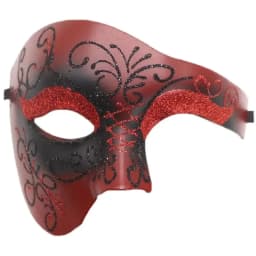 1pcs Carnival One Eye Half Face Ghost Mask Antique Opera Ghost Party Role Play Mask
