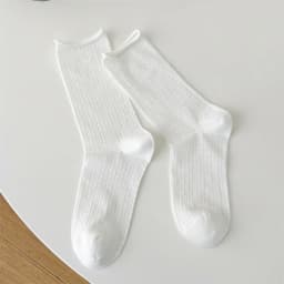 Socks For Women Thin Summer New Candy Color Hollow Out Loose Socks Women's Casual Basic Sweet Girls Fashion Long Socks Comfort