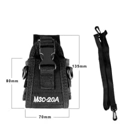 Walkie Talkie Universal Pounch Nylon Case Two Way Radio Holder Bag for Motorola for Baofeng MSC20A