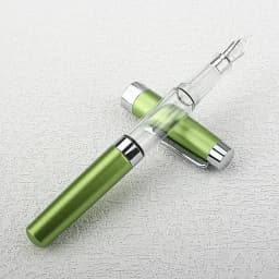 Press Type Ink Suction Fountain Pen Titanium Vacuum Filled Pen EF0.38Nib Transparent Smooth Writing Stationery Supplies
