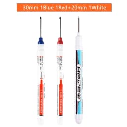 1/3Pcs/Set Long Head Markers Bathroom Woodworking Decoration Multi-purpose Deep Hole Marker Pens Red/Black/Blue/Green/White Ink