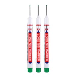 1/3Pcs/Set Long Head Markers Bathroom Woodworking Decoration Multi-purpose Deep Hole Marker Pens Red/Black/Blue/Green/White Ink