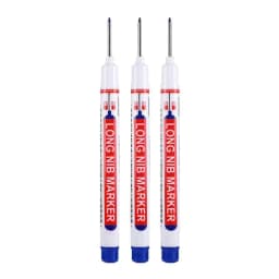1/3Pcs/Set Long Head Markers Bathroom Woodworking Decoration Multi-purpose Deep Hole Marker Pens Red/Black/Blue/Green/White Ink