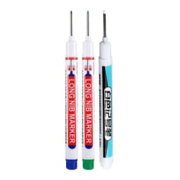 1/3Pcs/Set Long Head Markers Bathroom Woodworking Decoration Multi-purpose Deep Hole Marker Pens Red/Black/Blue/Green/White Ink