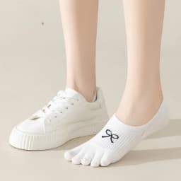 5 Pairs Five Finger Socks Women Anti-slip Cotton Toe Socks with Separate Fingers Sports Summer Thin Slipper Socks