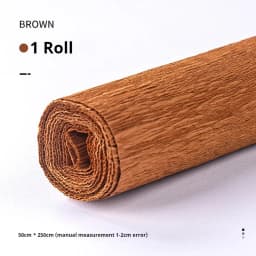 20 Colors 250x50cm Colored Handmade Crepe Paper Roll Origami Crinkled Crepe Paper Craft DIY Flower Home Decoration Wrapping Gift