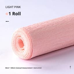 20 Colors 250x50cm Colored Handmade Crepe Paper Roll Origami Crinkled Crepe Paper Craft DIY Flower Home Decoration Wrapping Gift
