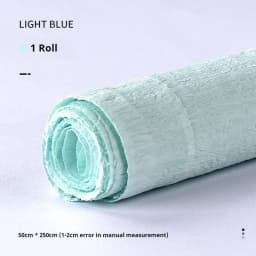 20 Colors 250x50cm Colored Handmade Crepe Paper Roll Origami Crinkled Crepe Paper Craft DIY Flower Home Decoration Wrapping Gift
