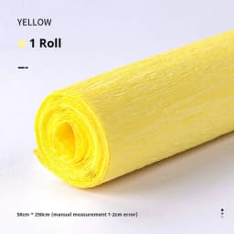 20 Colors 250x50cm Colored Handmade Crepe Paper Roll Origami Crinkled Crepe Paper Craft DIY Flower Home Decoration Wrapping Gift