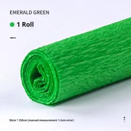 20 Colors 250x50cm Colored Handmade Crepe Paper Roll Origami Crinkled Crepe Paper Craft DIY Flower Home Decoration Wrapping Gift