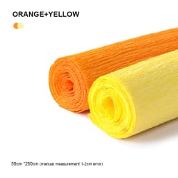 20 Colors 250x50cm Colored Handmade Crepe Paper Roll Origami Crinkled Crepe Paper Craft DIY Flower Home Decoration Wrapping Gift