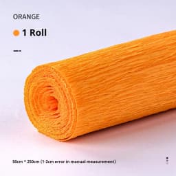 20 Colors 250x50cm Colored Handmade Crepe Paper Roll Origami Crinkled Crepe Paper Craft DIY Flower Home Decoration Wrapping Gift