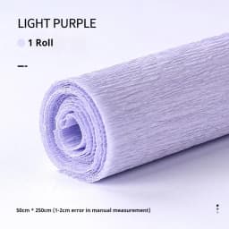 20 Colors 250x50cm Colored Handmade Crepe Paper Roll Origami Crinkled Crepe Paper Craft DIY Flower Home Decoration Wrapping Gift