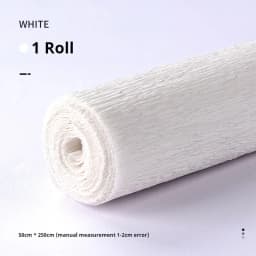 20 Colors 250x50cm Colored Handmade Crepe Paper Roll Origami Crinkled Crepe Paper Craft DIY Flower Home Decoration Wrapping Gift