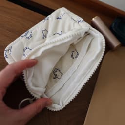 Sanitary Napkin Bag Card Bag Cartoon Hand-Painted Kitten Cute Square Portable Storage Bag Girls Physiological Bag Cosmetic Bag