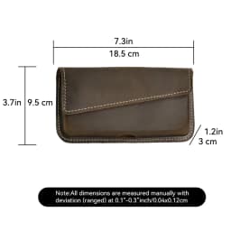 1pcCasualvintage men's waist bag,mobile phone bag,daily commuting,men's gifts,leisure, Accommodating Most Thick Shell Phones