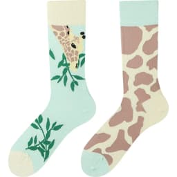 Happy Socks AB Asymmetrical Socks Cartoon Color Contrast Fashion Cotton Men And Women Couples Mid Tube Socks