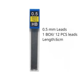 0.3 0.5 0.7 0.9 1.3 2.0mm HB Replacement Refill Leads Refill for Mechanical Pencil Automatic Pencils Stationery School Supplies