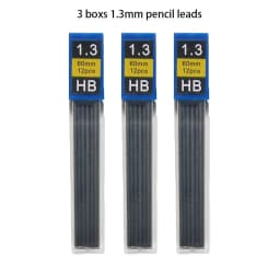 0.3 0.5 0.7 0.9 1.3 2.0mm HB Replacement Refill Leads Refill for Mechanical Pencil Automatic Pencils Stationery School Supplies