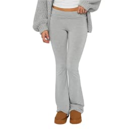 Casual Solid Color Low Rise Trousers Women Basic Slim Fitness leggings Sweatpants Korean Fashion Streetwear Y2k Flared Pants