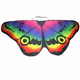 Colorful Butterfly Wings Shawl Poncho Scarf Ladies Fairy Cosplay Performance Accessories Shawl