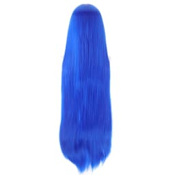 High Quality Anime Izumi Konata Cosplay Wig Long Straight Hair Dark Blue Wig Heat Resistant Synthetic Wigs Hair