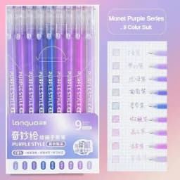 Languo 198/6 PCS Drawing Highlighter Morandi Gel Pen Diary Scrapbook Painting DIY Gel Pen Office School Supplies Stationery
