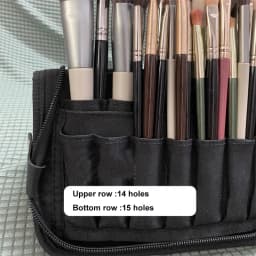 Women Foldable Makeup Brush Bag Organizer Female Travel Cosmetic Toiletry Case for Beauty Tools Wash Accessories Pouch