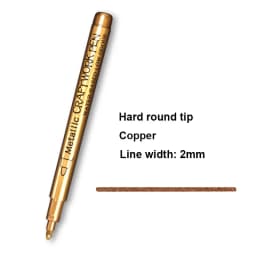 1/2Pc Brush Metallic Marker Pens Gold Silver Permanent Art Markers for Crafts Manga Scrapbooking Stationery School Art Supplies