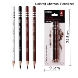 24 Colors Soft Artist Pastel Powder Naturally Water-soluble,Ideal for Charcoal Sketching, Drawing and Expressive Mark Making