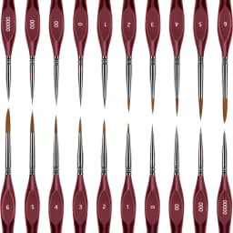 10/11/20/22Pcs Fine Detail Paint Brush Miniature Painting Brushes for Mini Paints Brush Set for Acrylic Watercolor Face Nail