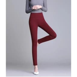New S-6XL Micro Pants Trousers High Waist Large Size Stretch Tights Women High Waist Straight Pants Work Pants Trousers