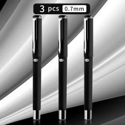 WQN Frosted Rolling Ball Neutral Pen -0.7mm Pen Tip Soft And Smooth,High-Quality Ink Signature Pen,Office Carbon Black Blue Pen