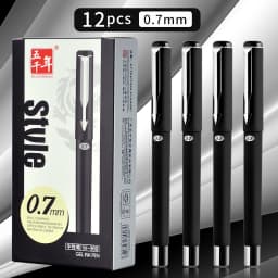WQN Frosted Rolling Ball Neutral Pen -0.7mm Pen Tip Soft And Smooth,High-Quality Ink Signature Pen,Office Carbon Black Blue Pen