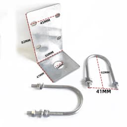 Antenna Fixed Bracket for Car Radio Transceiver Balcony Holder Mount Clip Clamp